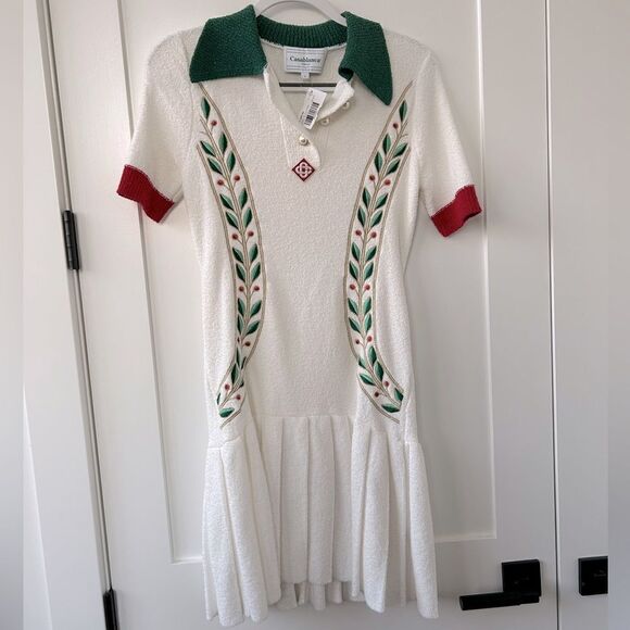 CASABLANCA Laurel Leaf Tennis Mini Dress - Picture 3 of 10